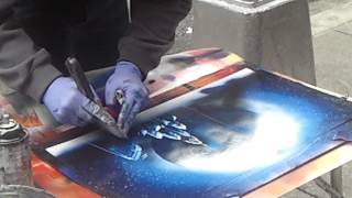 New York Spray Paint Artist [upl. by Chic]