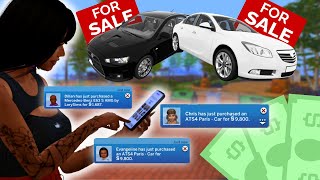 Selling cars in The Sims 4 [upl. by Sirovat601]