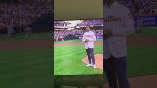 Cole Hamels and Carlos Ruiz reunite for emotional retirement ceremony [upl. by Ainak632]