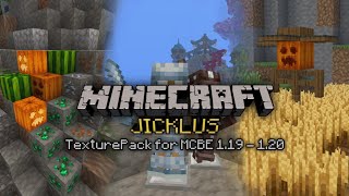 MCPE aesthetic TexturePack 119  120 Jicklus [upl. by Yerbua]