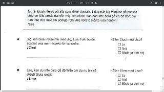 Nationella prov Läsförståelse Sfi Kurs D 2012  كيفية حل امتحان القراءة سويدي [upl. by Hough]