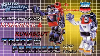 RUNAMUCK amp RUNABOUT Transformers G1 BATTLECHARGERS Video review recensione ITA [upl. by Elbam750]