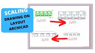 Scaling drawing on Layout in ArchiCAD [upl. by Nikita136]