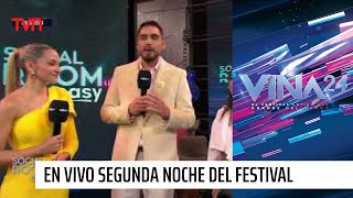 ¡Transmisión en vivo de la segunda noche del Festival de Viña del Mar en el Social Room Easy 😃🎶✨ [upl. by Marylin]