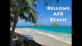 Bellows AFB Beach in 4K  Oahu [upl. by Treva885]