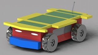 Solidworks tutorial Mecanum Wheel designAssemblyMotion Study II Mecanum Wheel Drive [upl. by Lamb773]