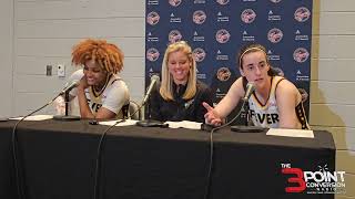 Indiana Fevers postgame presser after their 9179 win over the Atlanta Dream [upl. by Broucek248]