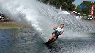 Unbelievable Mens Slalom Final Action  the Visit Lake County Florida IWWF Waterski Worlds [upl. by Ferrel21]