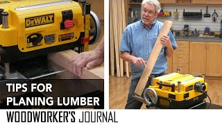 Tips for Planing Wood with the DeWalt DW735x Planer [upl. by Acinaj]