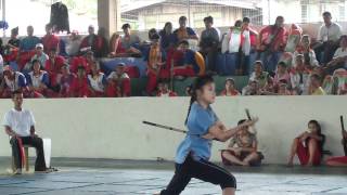 STCAA Arnis quotAnyo Double Baston Competitionquot Featuring Dharlene Lualhati of Laguna [upl. by Heigho]