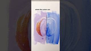 Purple vs blue underpainting watercolor art paintingtutorial arttutorial painting colortheory [upl. by Chow786]