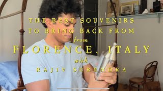 The Best Souvenirs to Buy in Florence Italy – What I Brought Home with Rajiv Surendra [upl. by Joann]