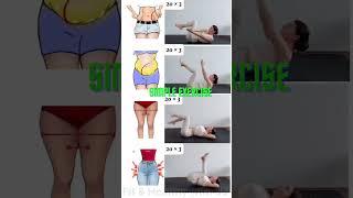 Exercises  simple exercises to reduce full body fat  at home trendingshorts viralshort exercise [upl. by Kinnon]