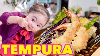 TEMPURA  SUTAN is the best singer with Asparagus  Japanese Food Recipe [upl. by Pomcroy670]