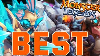 The TOP 10 BEST TANKS In Monster Legends  BEST Monsters To Rank Up Right Now [upl. by Thea527]