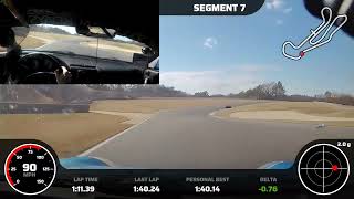 K24 MR2 Spyder  Barber Motorsports Park  Fast lap with data overlay [upl. by Georg]