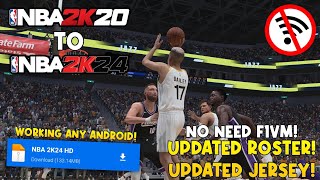 NBA 2K20 To NBA 2K24 v98 Updated Roster Updated Jersey No Need F1VM  New Update [upl. by Damalis]