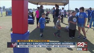 Buddy Walk Supports down Syndrome Awareness [upl. by Erdnua]