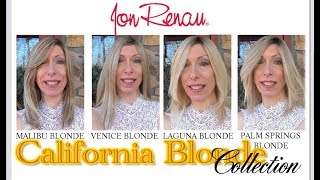 Jon Renau Human Hair Wigs California Blonde Collection  Malibu Venice Laguna Palm Springs Blonde [upl. by Dustman]