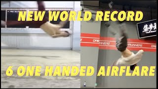 One Hand Airflare Record History [upl. by Lowe945]