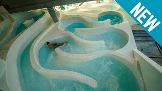 LAGO Kortrijk Weide  Wildwaterbaan NEW 2019 Longest Wild Water Maze Ever [upl. by Kall12]