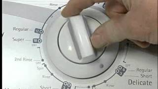 How to load the washer add detergent start the washer and an explanation of a typical cycle [upl. by Busby]