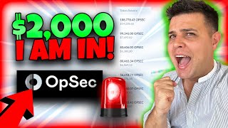 OpSec Token OPSEC Crypto Coin ✅ I BOUGHT 2000 Worth and Im up 17 in 2 HOURS [upl. by Chappell]