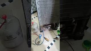 Electrolux fridge gass charging fridge shorts shortsvideo [upl. by Deerdre297]