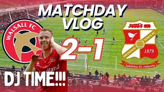 Walsall 21 Swindon matchday vlog [upl. by Yenterb248]