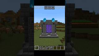 How to decorate nether portal in Minecraft minecraft [upl. by Enyamart]