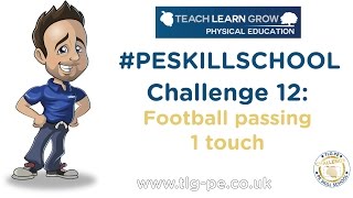 PE Skill School  Primary PE Football Challenges Football Skills to learn [upl. by Eanal]