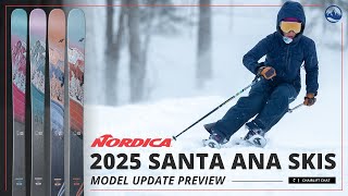 2025 Nordica Santa Ana Womens Ski Collection Intro and First Impressions with SkiEssentialscom [upl. by Werra]