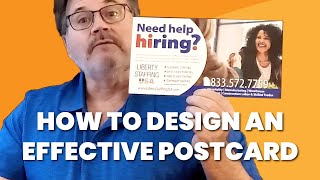 How to Design An EFFECTIVE Postcard  With Examples Of Postcards That Get Results [upl. by Edahc]