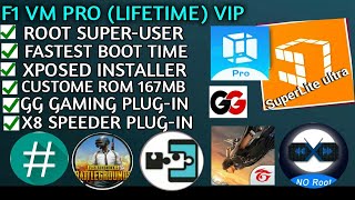 F1 VM Root Latest 2023  f1vm android 12 supported Ulta lite best version [upl. by Ecnerewal]