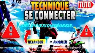 PROBLEME DE CONNEXION  SOLUTION POUR SE CONNECTER A FORTNITE CHAPITRE 4 [upl. by Fried]