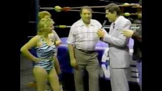 Delta Dawn vs Shallamar Womens wrestling 1987 [upl. by Eirot]