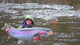 Ice Flows amp BOBBER DOWNS Steelhead Fishing [upl. by Deacon66]