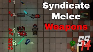 SS14  All Syndicate Melee Weapons Compared [upl. by Erreid]