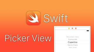 UIPickerView Tutorial Swift  Урок PickerView Swift [upl. by Ahsemo508]