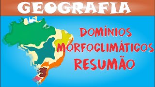 Domínios morfoclimáticos do Brasil Resumão [upl. by Aihtnys]