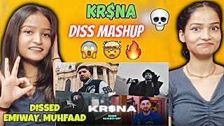 Krna x Bollywood Drill  Diss Mega Mashup  10 Songs Remix  Reactions Hut [upl. by Tanberg665]