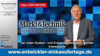 CALL FOR PAPERS quotEntwickler und Einkäufertage Passive Bauelemente amp Leistungshalbleiterquot [upl. by Lada]