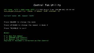 Control Fan Utility  PS3 Homebrew [upl. by Aidile]