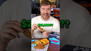 Most Expensive MrBeast Meal [upl. by Eellah]