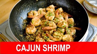 Sauteed Cajun shrimp recipe with garlic butter sauce  SimpleDeliciousEats [upl. by Hadden]