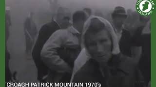 1970s broadcast of pilgrims gathering to climb Croagh Patrick Murrisk Westport Co Mayo [upl. by Laidlaw543]