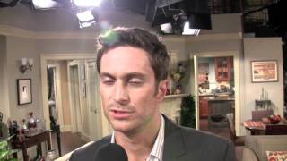 Oliver Hudson on the set of Rules of Engagement [upl. by Ynehpets446]