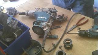 How to repair Makita rotary hammer drill HR4013C dissasemble [upl. by Gun]