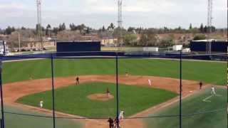 Fresno State vs USC  Aaron Judges 2 RBI triple [upl. by Georgianne129]