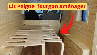 FABRIQUER SON LIT PLIABLE 😁 Fourgon Aménager  Lit Peigne  Episode 5  SebAgri [upl. by Gross]